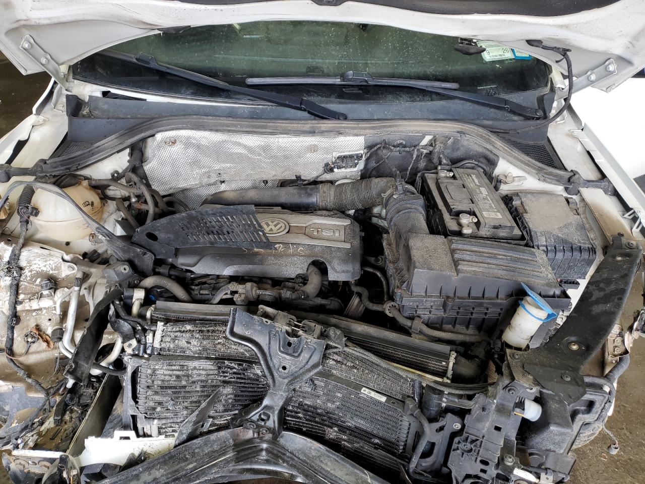 2017 Volkswagen Tiguan VIN WVGBV7AX9HK032892 Copart auction photo, front end damage thumbnail 14