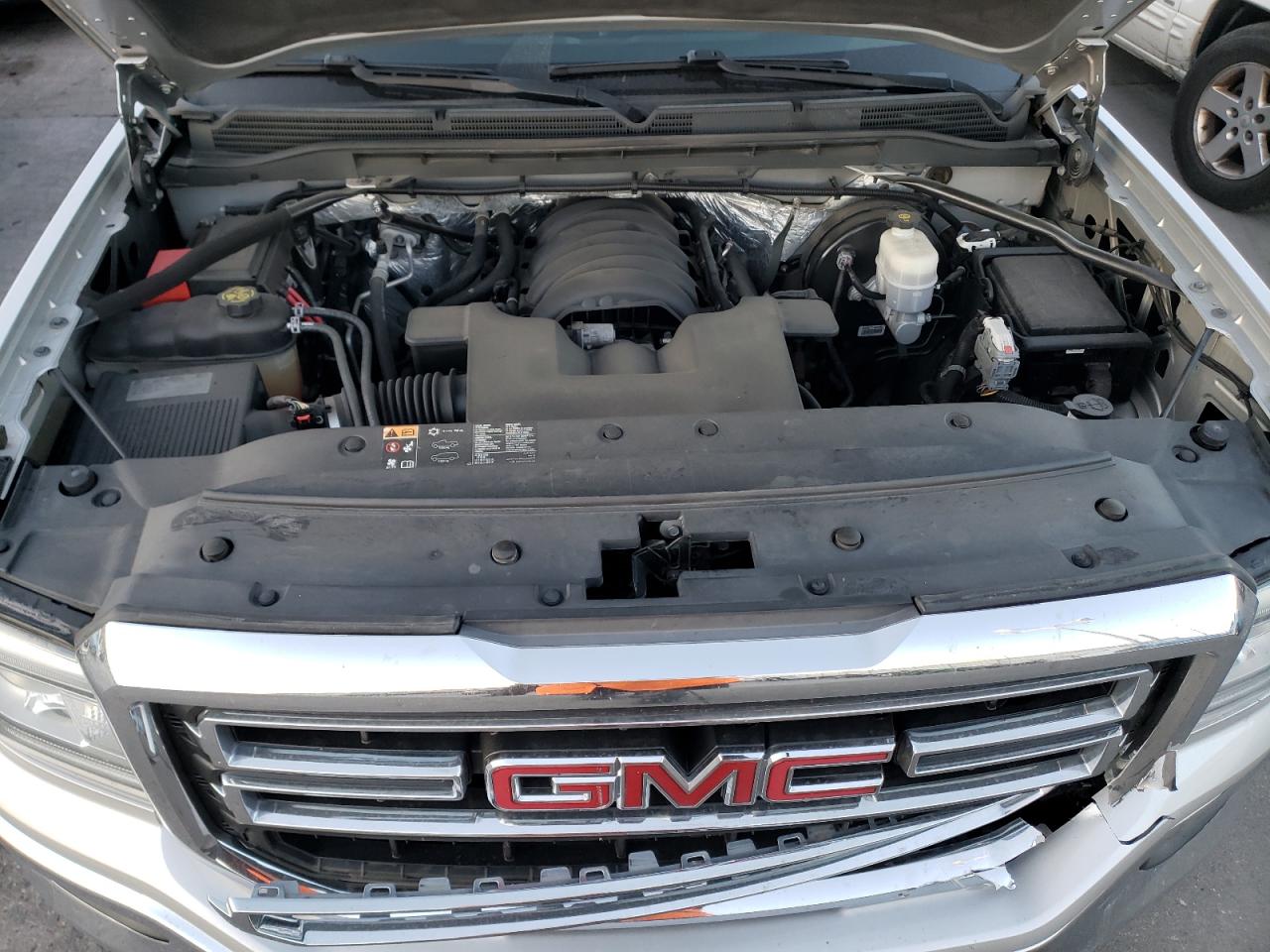 2016 GMC Sierra VIN 1GTV2MECXGZ134577 Copart auction photo, front end / side damage thumbnail 11