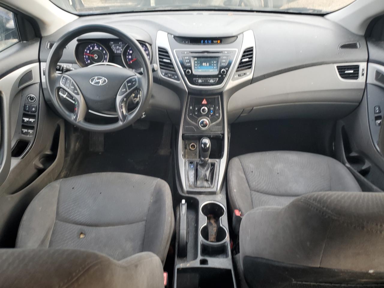 2015 Hyundai Elantra VIN 5NPDH4AE6FH593046 Copart auction photo, side damage thumbnail 8