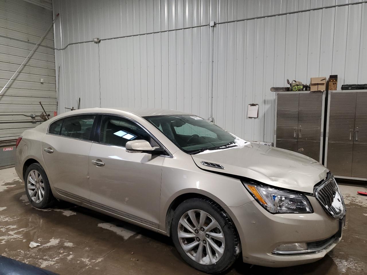 2015 Buick LaCrosse VIN 1G4GB5G34FF249067 Copart auction photo, front end damage thumbnail 4