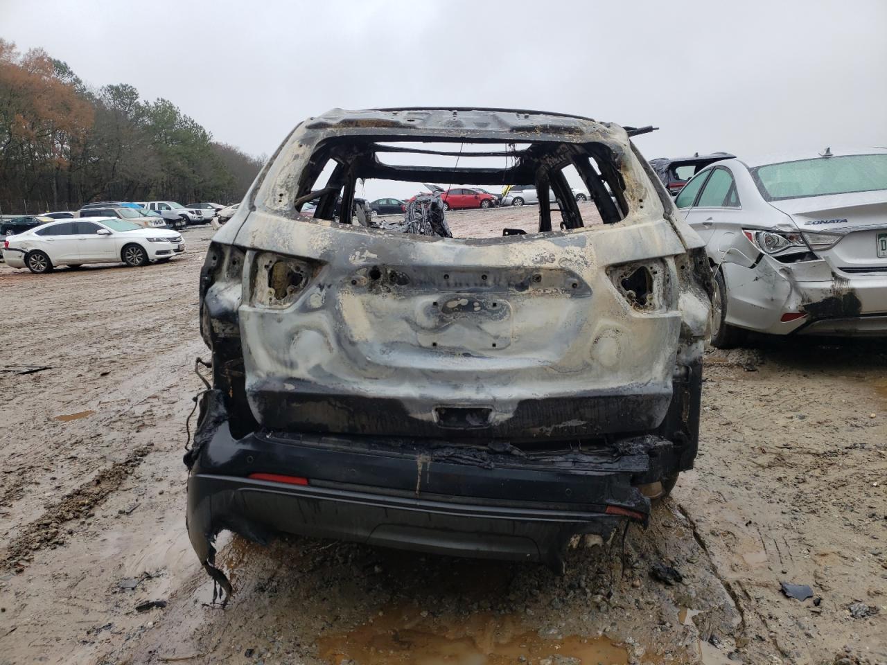 2015 Chevrolet Traverse VIN 1GNKRHKD1FJ238026 Copart auction photo, burn damage thumbnail 6