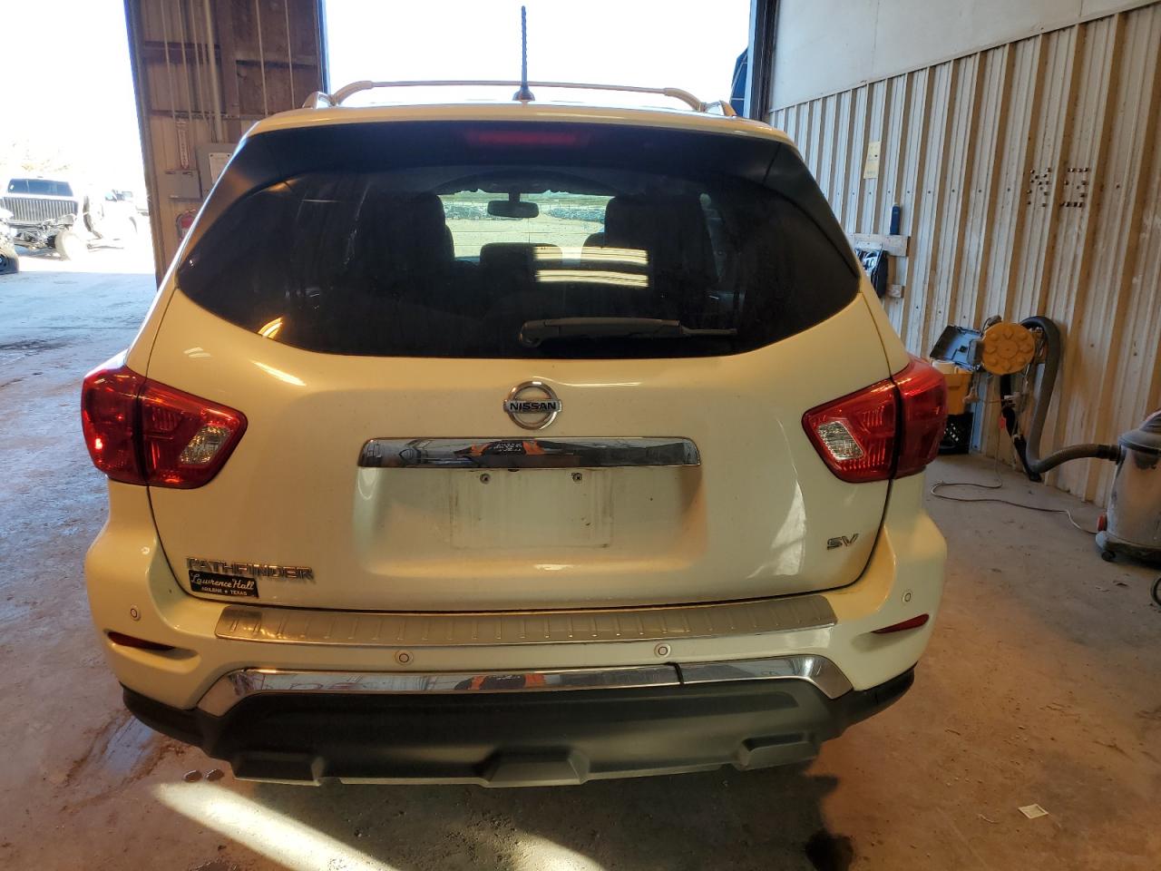 2018 Nissan Pathfinder VIN 5N1DR2MN8JC667368 Copart auction photo, front end / side damage thumbnail 6