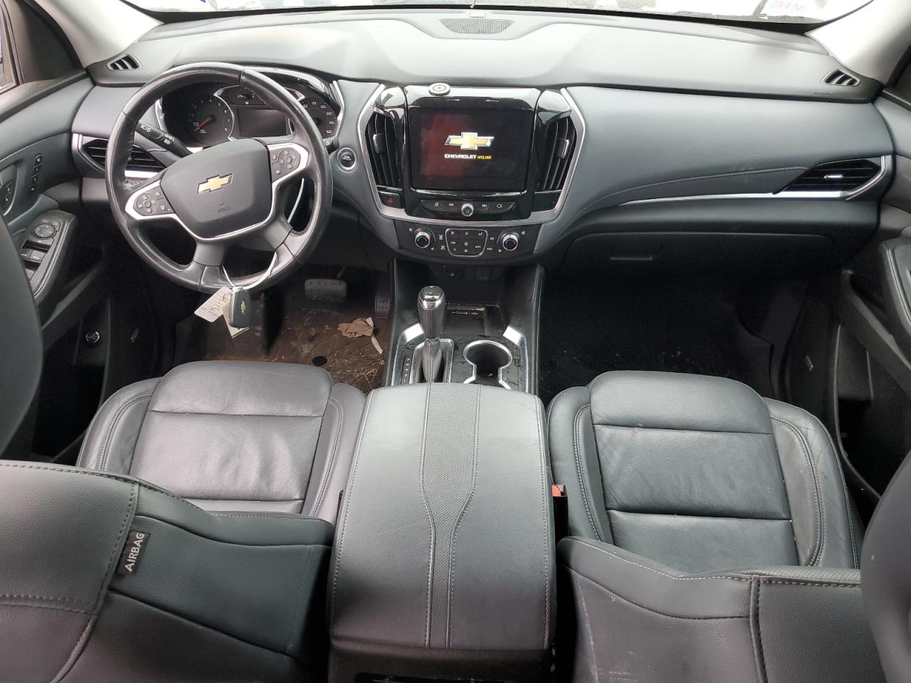 2019 Chevrolet Traverse VIN 1GNERKKW4KJ207990 Copart auction photo, front end / side damage thumbnail 8