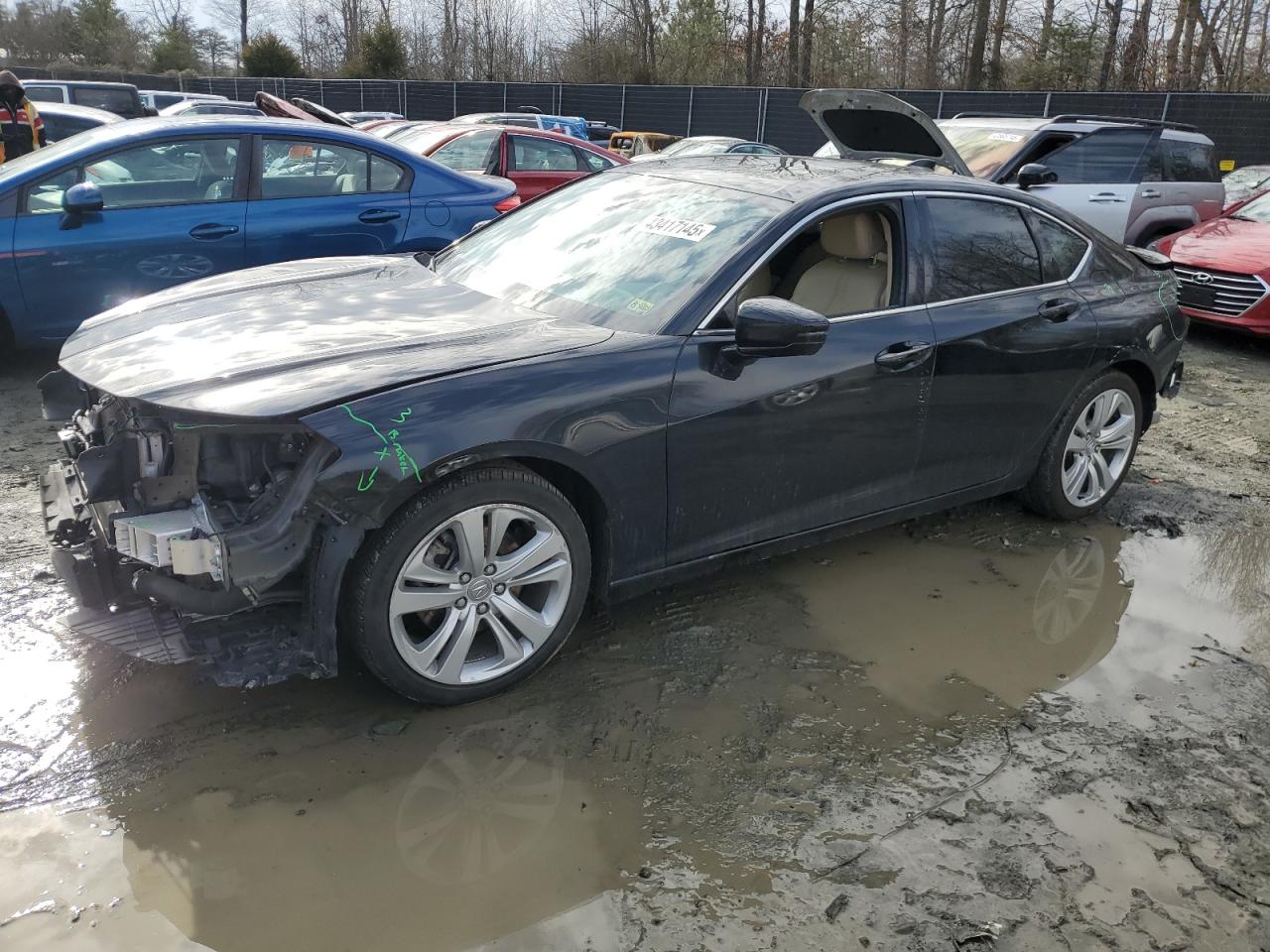 2021 Acura TLX VIN 19UUB5F42MA014759