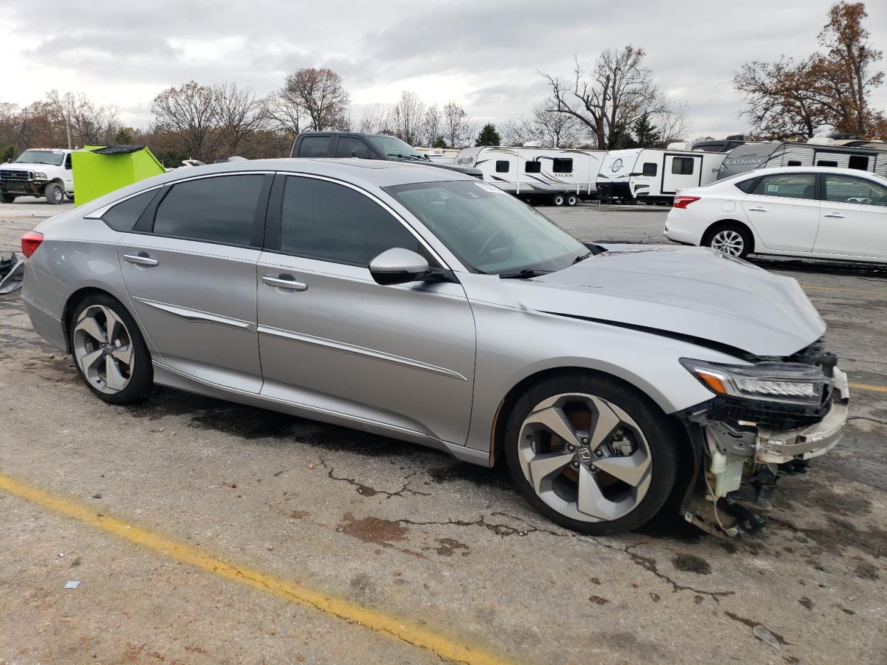 2018 Honda Accord VIN 1HGCV1F96JA034676 Copart auction photo, front end damage thumbnail 4