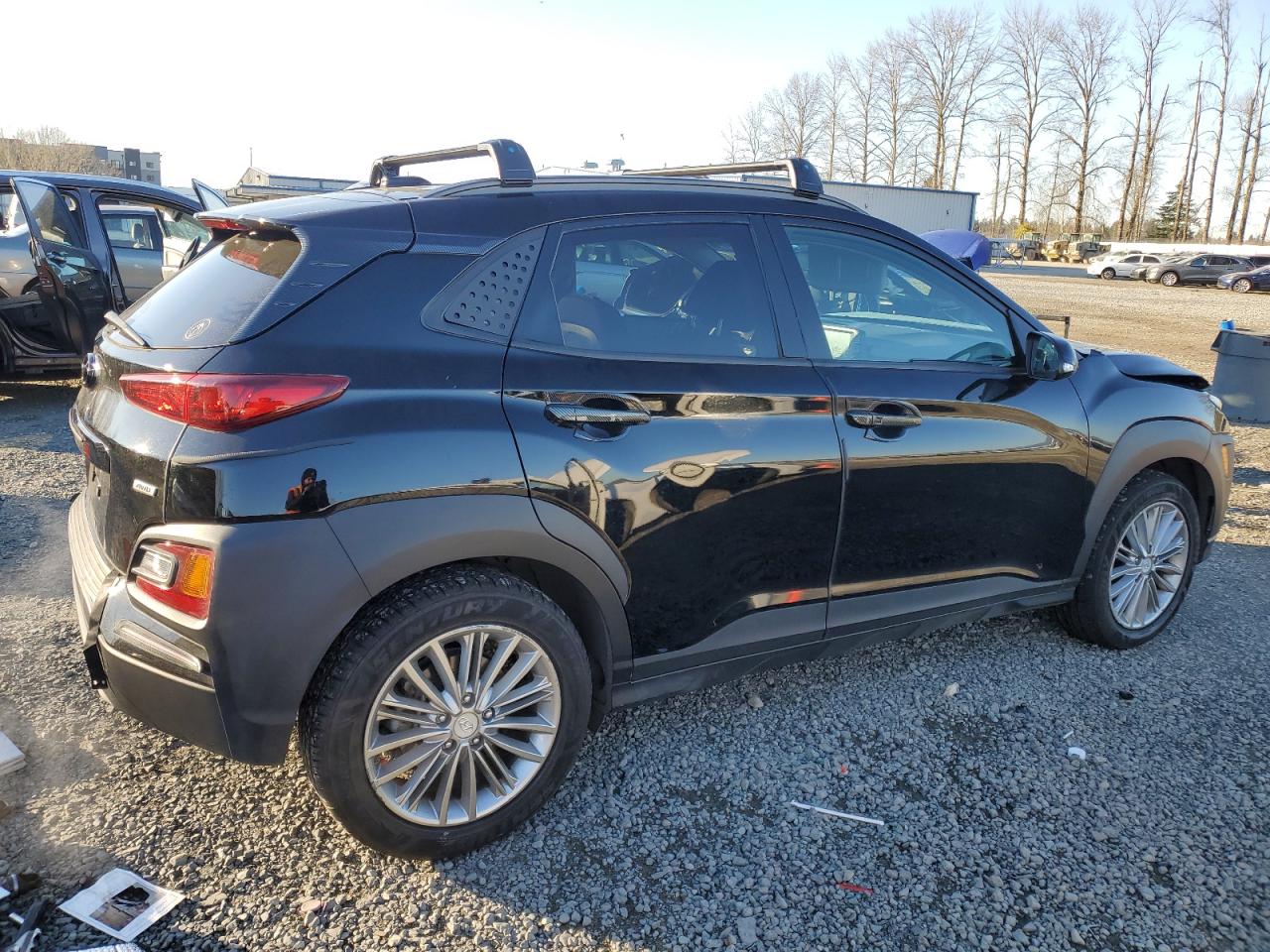 2018 Hyundai Kona VIN KM8K2CAA0JU078330 Copart auction photo, front end damage thumbnail 3