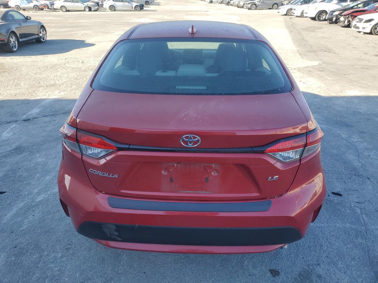 2020 Toyota Corolla VIN 5YFEPRAE6LP070208 Copart auction photo, front end / rear end damage thumbnail 6