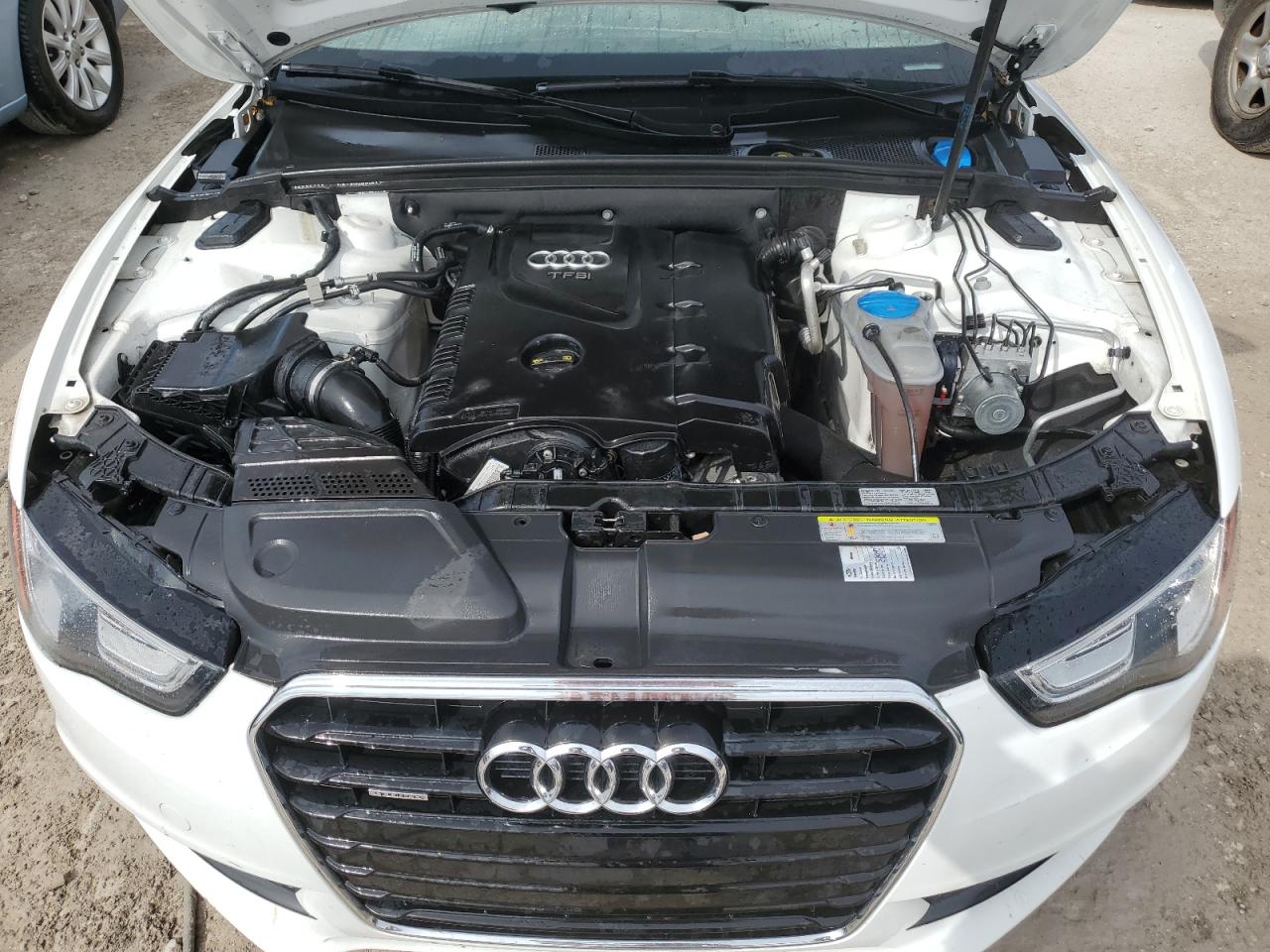 2014 Audi A5 VIN WAULFAFH1EN014267 Copart auction photo, water/flood damage thumbnail 11