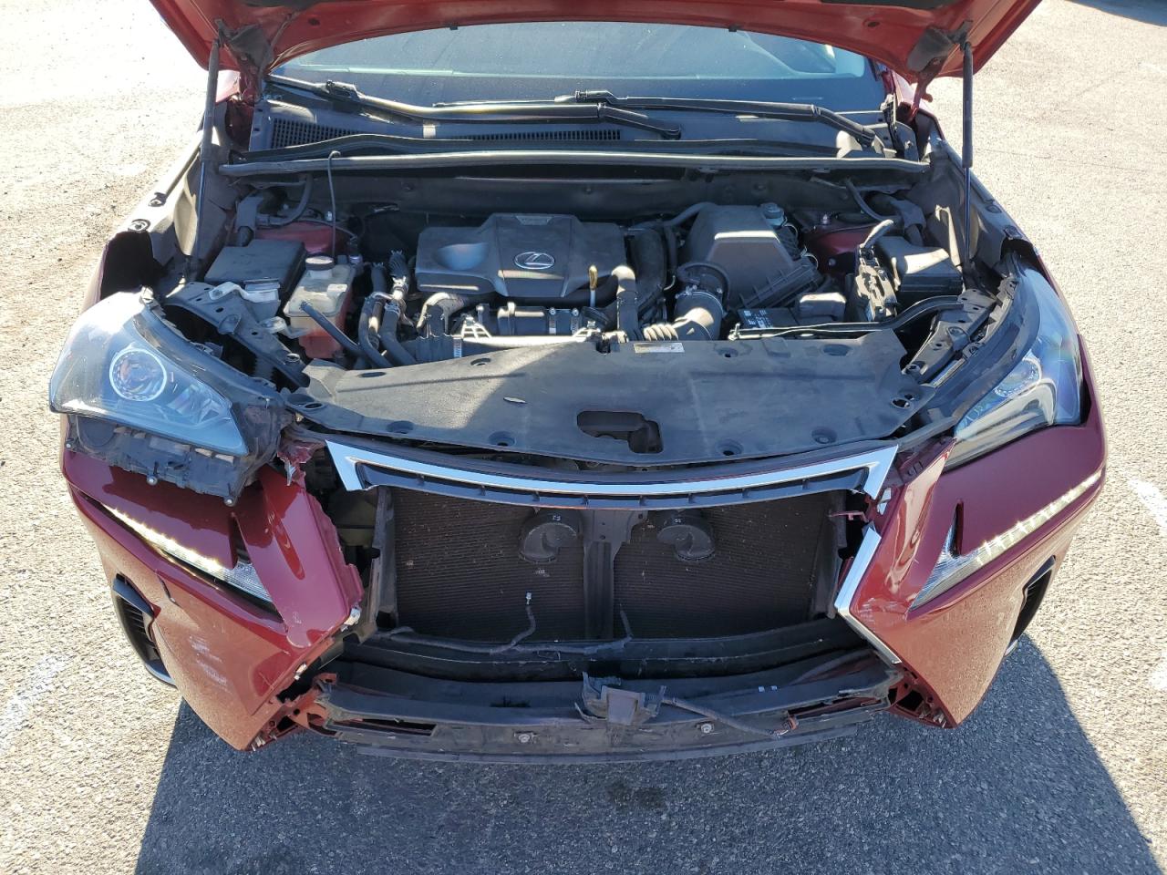 2018 Lexus NX VIN JTJYARBZ4J2087453 Copart auction photo, front end damage thumbnail 13