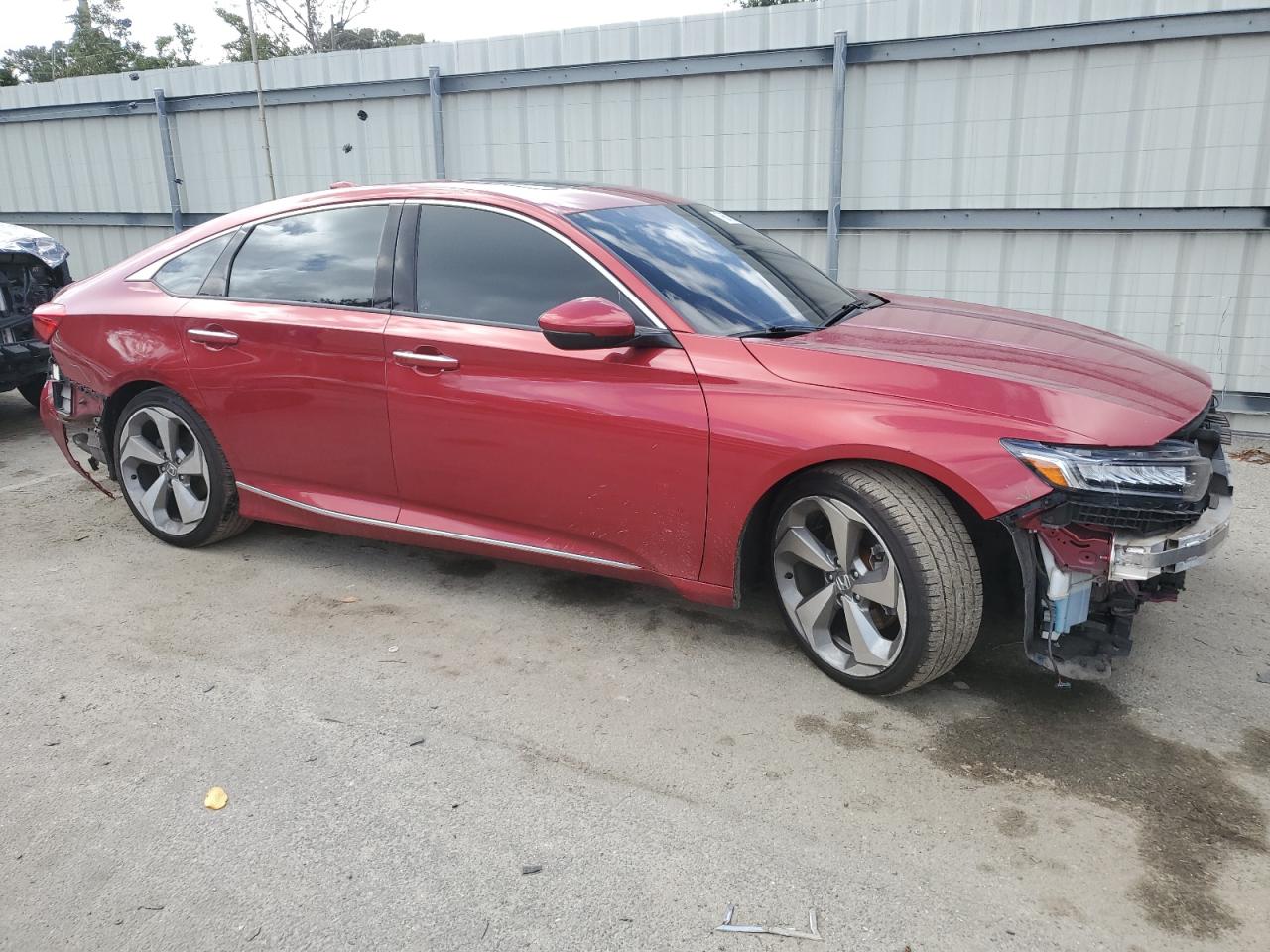 2018 Honda Accord VIN 1HGCV1F96JA017716 Copart auction photo, all over damage thumbnail 4