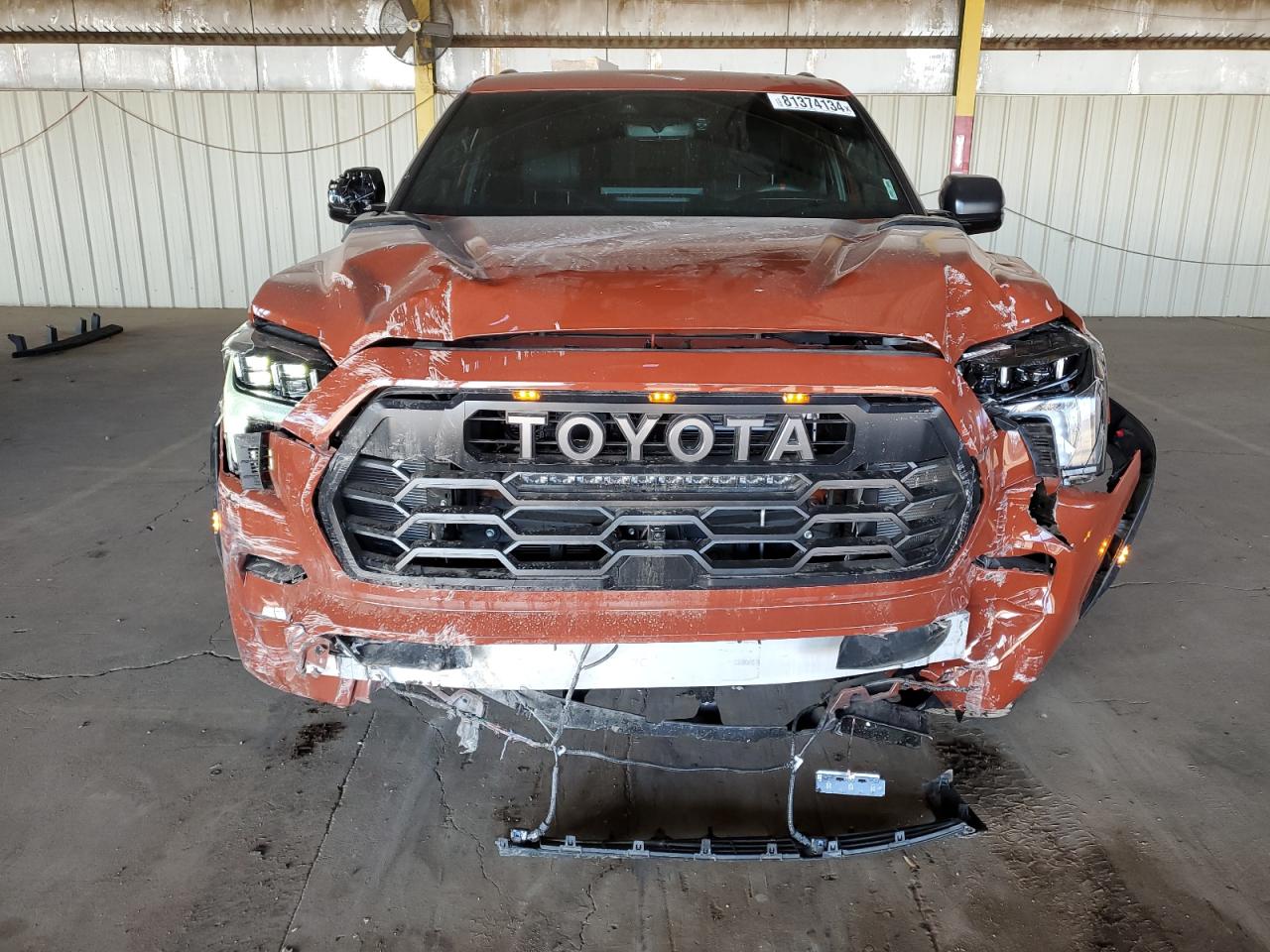 2024 Toyota Sequoia VIN 7SVAAABA4RX037155 Copart auction photo, front end / side damage thumbnail 5