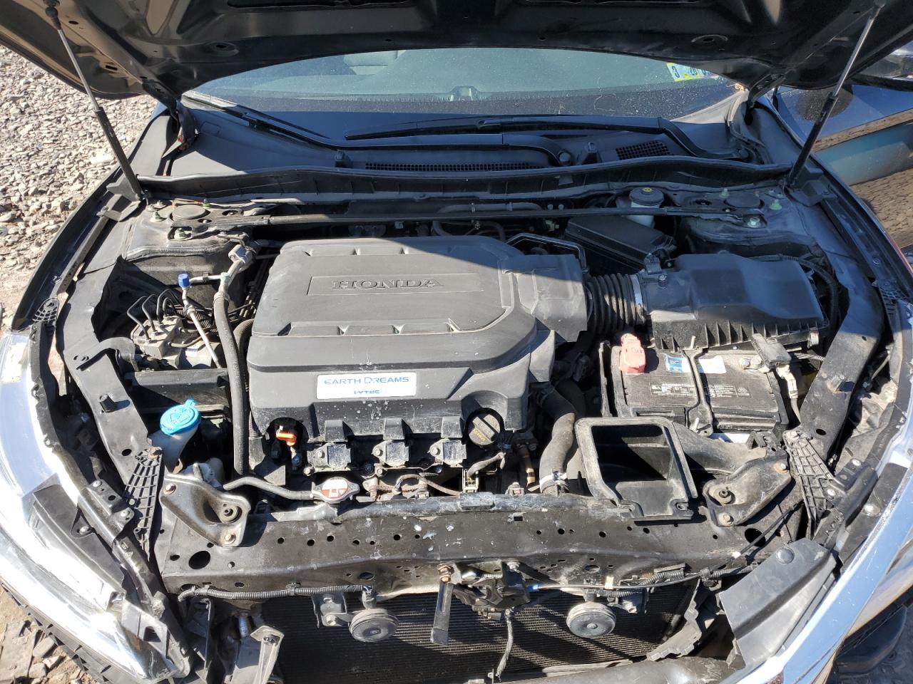 2017 Honda Accord VIN 1HGCR3F95HA035313 Copart auction photo, front end / side damage thumbnail 12