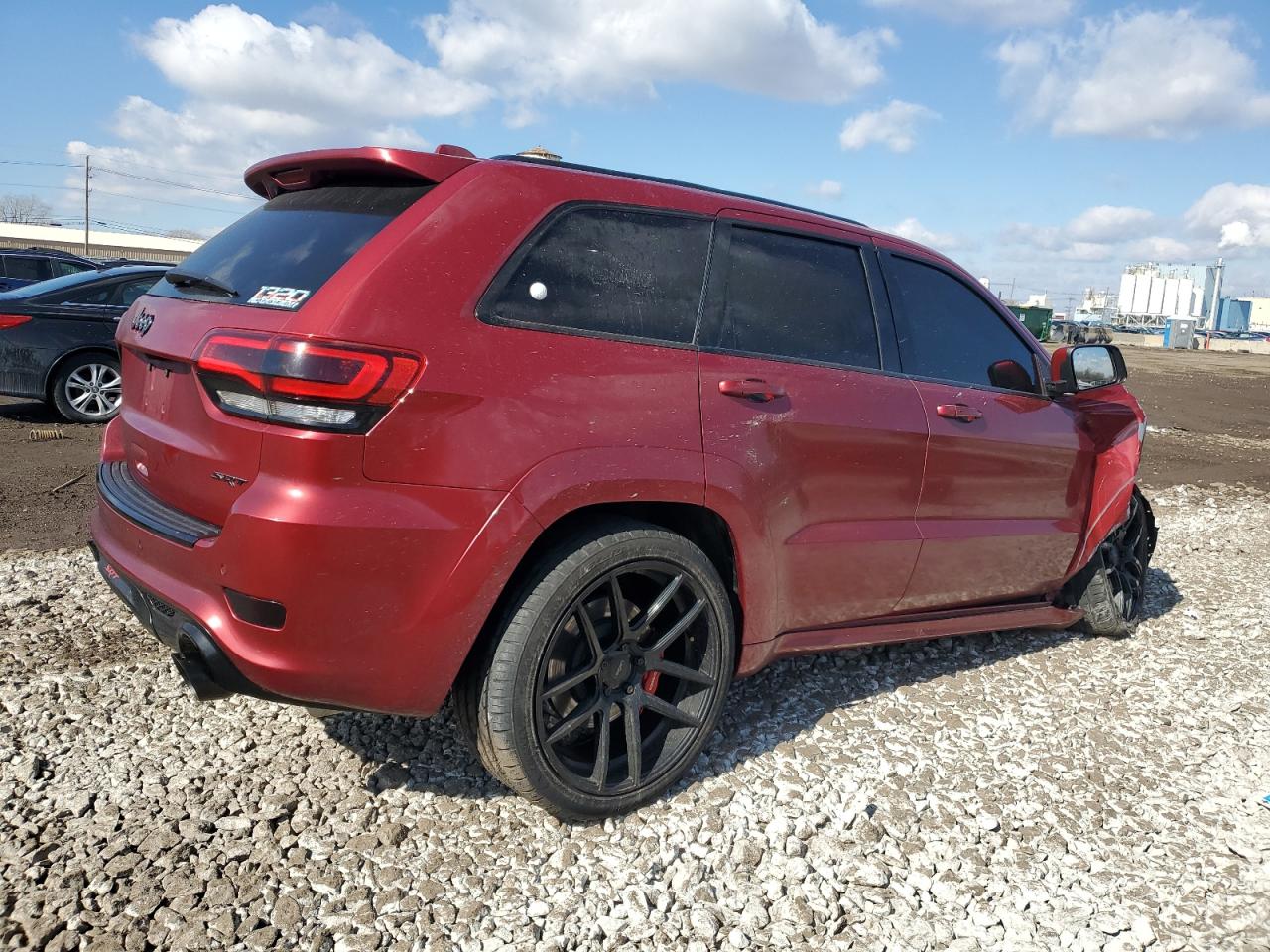 2014 Jeep Grand Cherokee VIN 1C4RJFDJ7EC365484 Copart auction photo, front end damage thumbnail 3