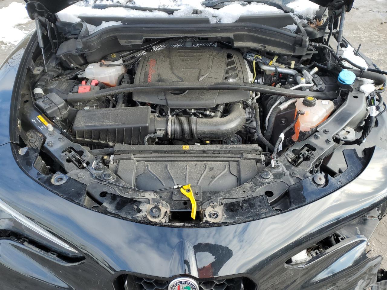 2022 Alfa Romeo Stelvio VIN ZASPAKBN2N7D49215 Copart auction photo, all over damage thumbnail 11