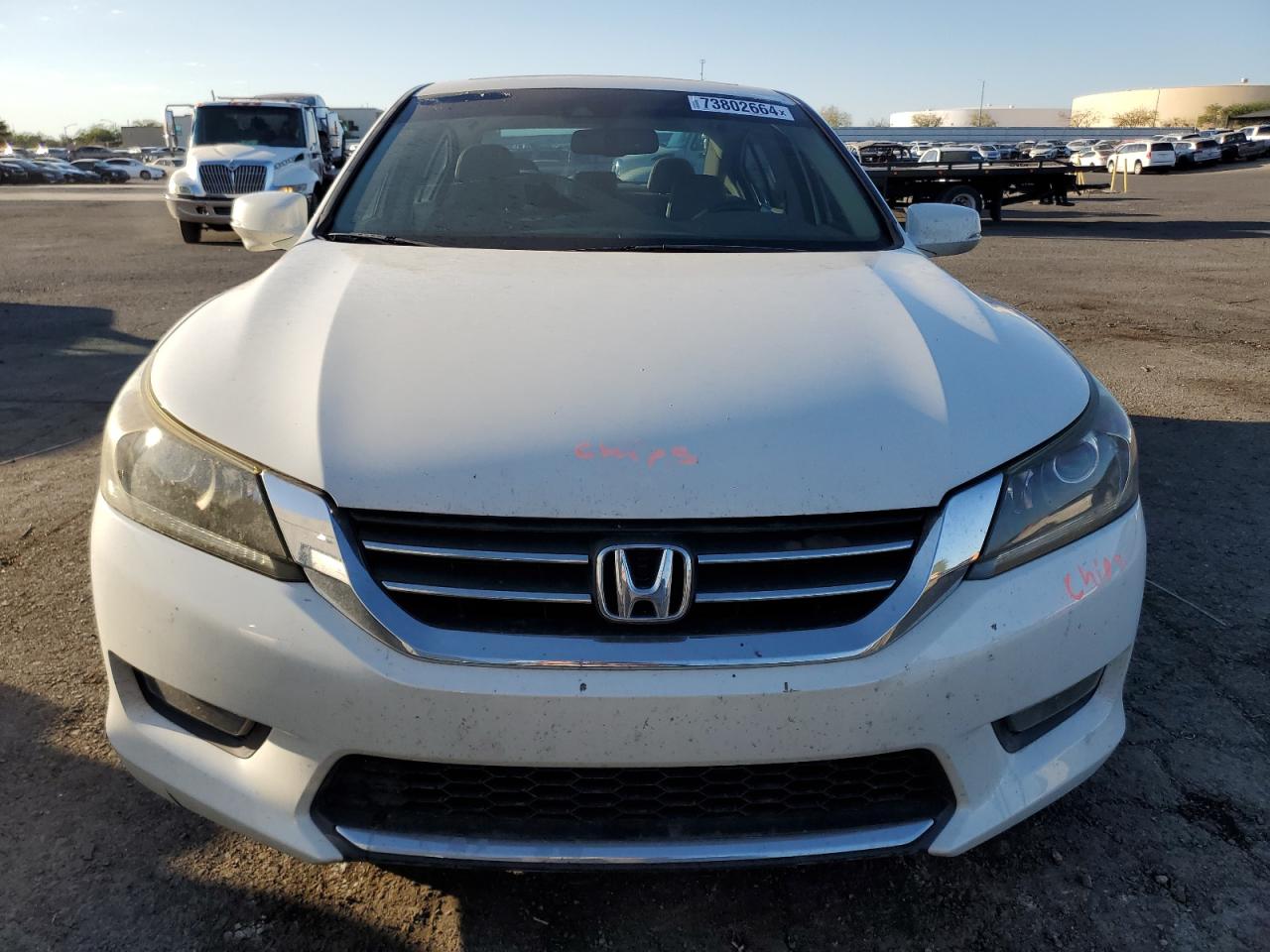 2014 Honda Accord VIN 1HGCR2F85EA043764 Copart auction photo, rear end / side damage thumbnail 5