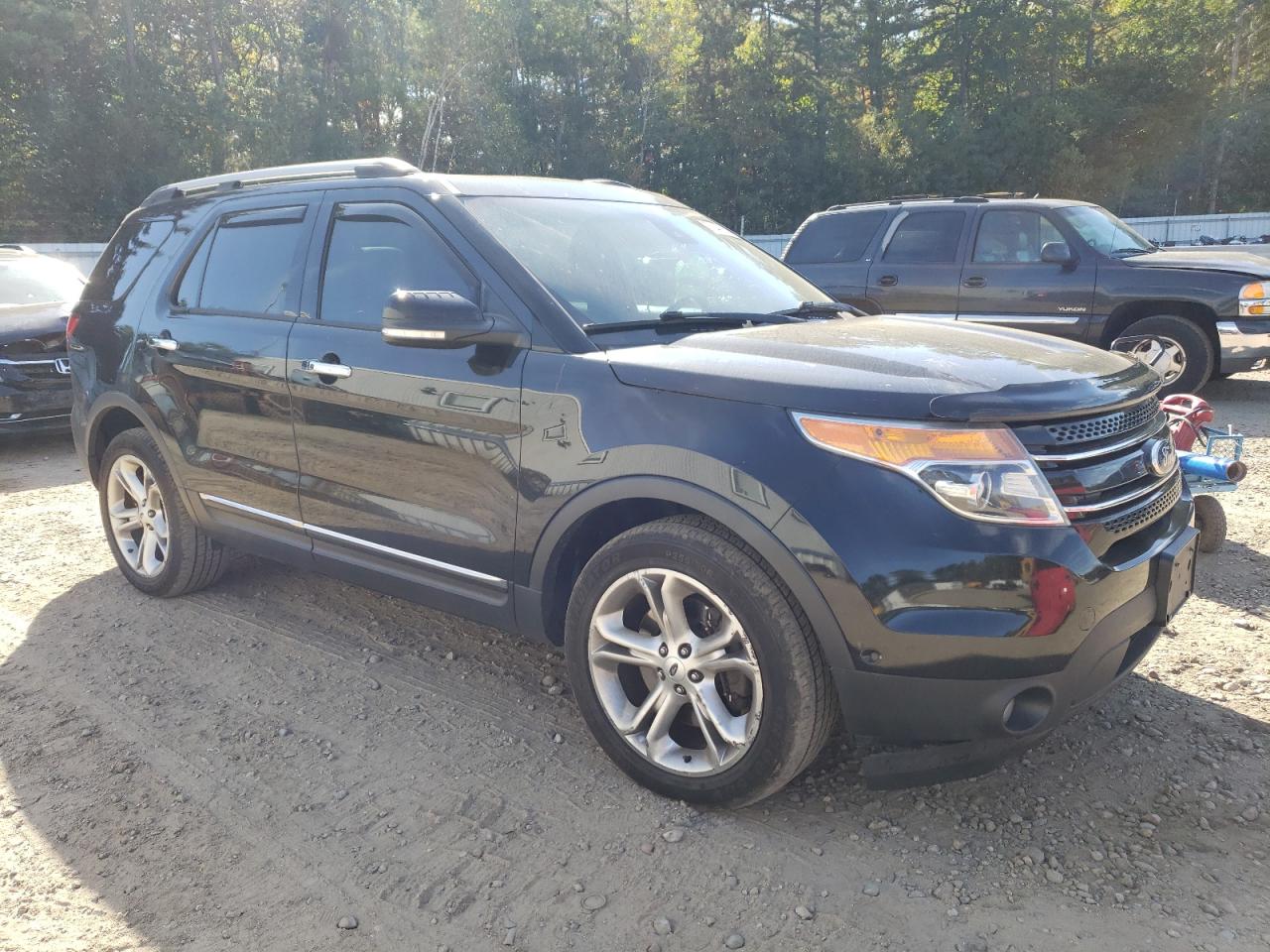 2015 Ford Explorer VIN 1FM5K8F80FGB05290 Copart auction photo, side damage thumbnail 4