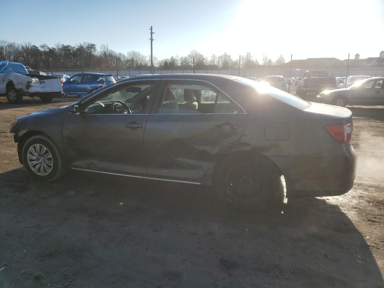 2013 Toyota Camry VIN 4T1BF1FKXDU724164 Copart auction photo, all over / undercarriage damage thumbnail 2