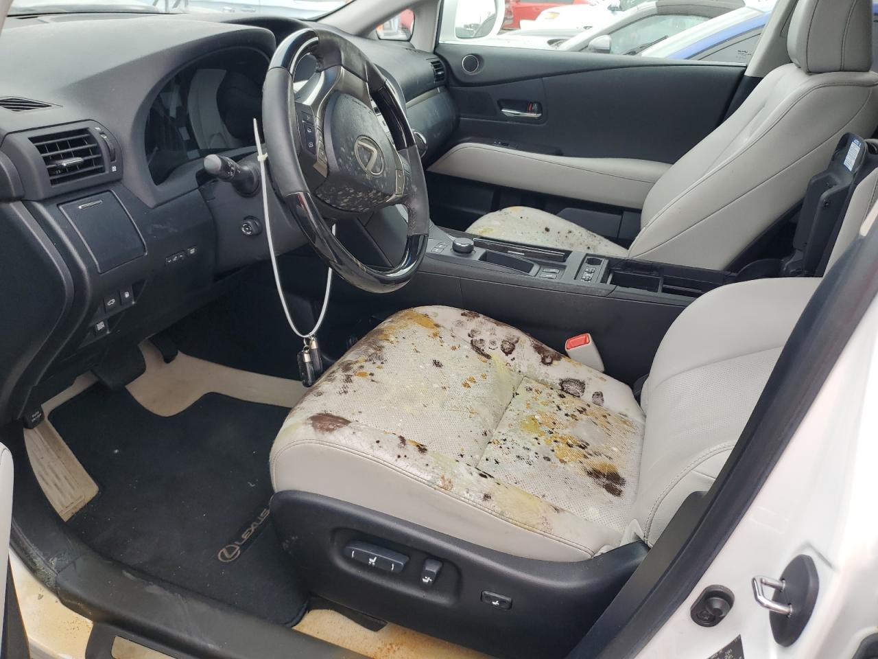 2014 Lexus RX VIN 2T2BK1BA9EC238582 Copart auction photo, water/flood damage thumbnail 6