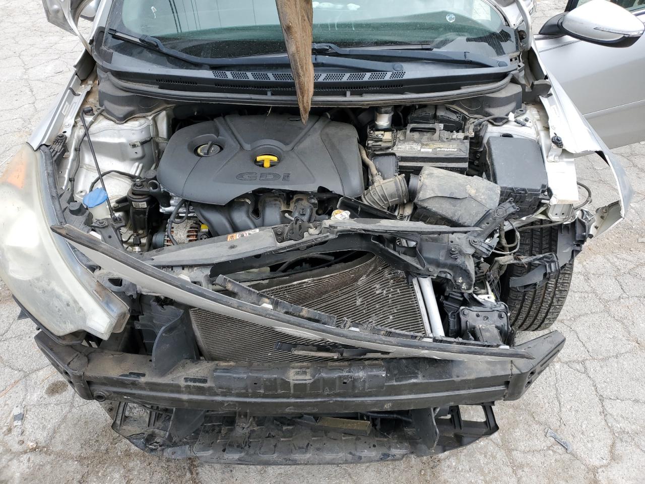 2014 KIA Forte VIN KNAFX4A86E5164815 Copart auction photo, front end / rear end damage thumbnail 11