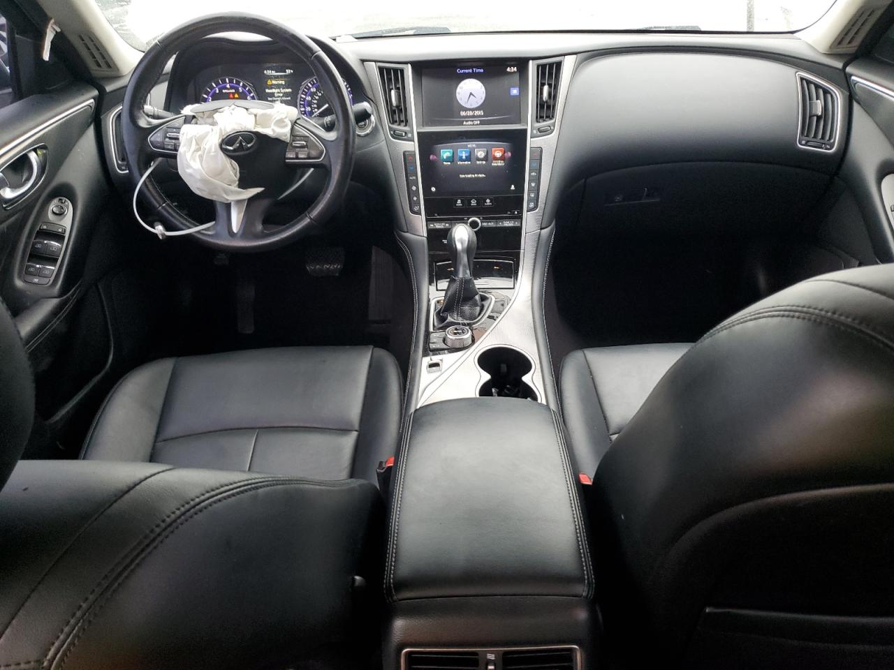 2017 Infiniti Q50 VIN JN1CV7APXHM641540 Copart auction photo, front end damage thumbnail 8