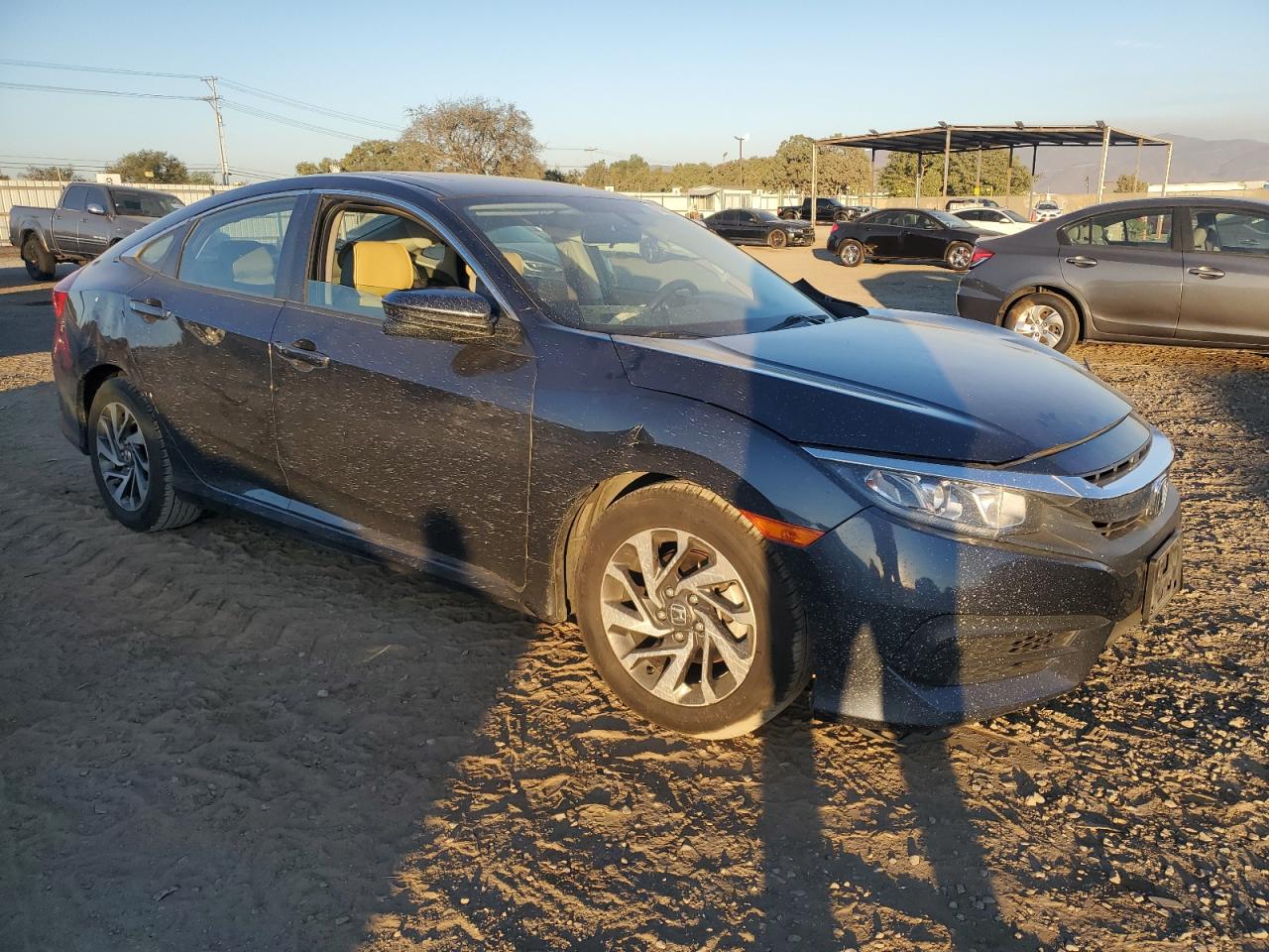 2018 Honda Civic VIN 2HGFC2F75JH548690 Copart auction photo, all over damage thumbnail 4