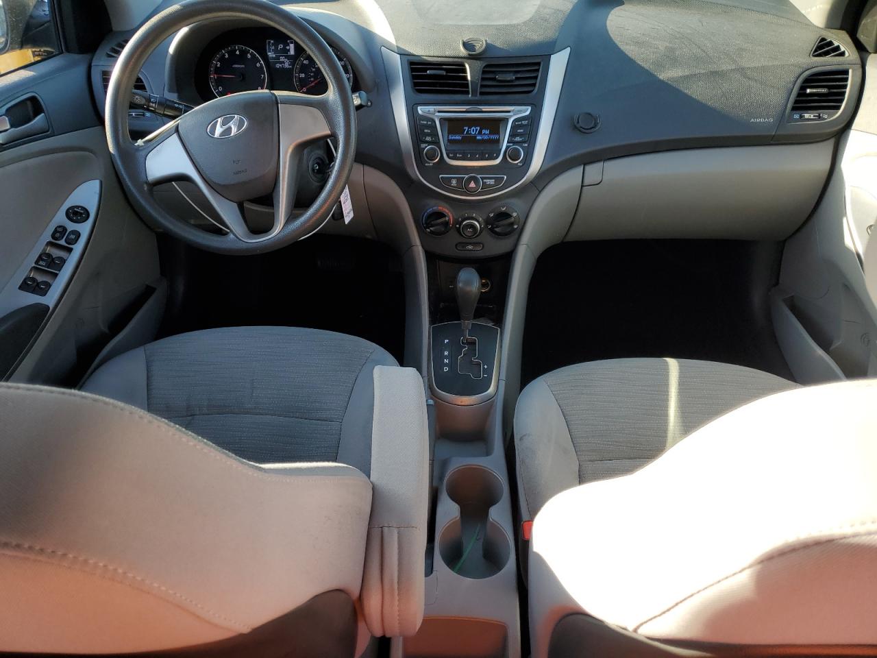 2017 Hyundai Accent VIN KMHCT4AE8HU340406 Copart auction photo, rear end damage thumbnail 8