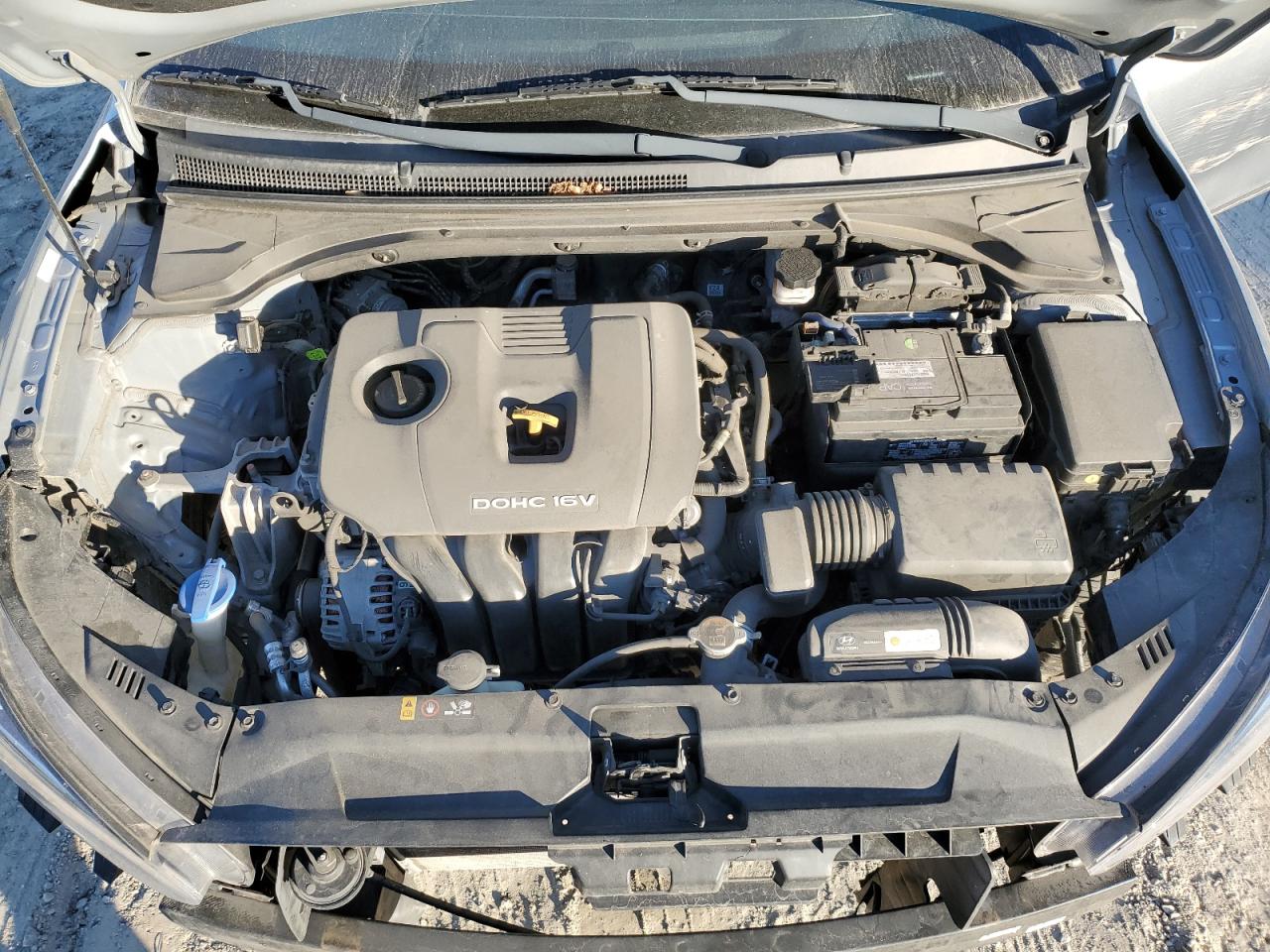 2020 Hyundai Veloster VIN KMHTG6AF2LU022069 Copart auction photo, front end / side damage thumbnail 11