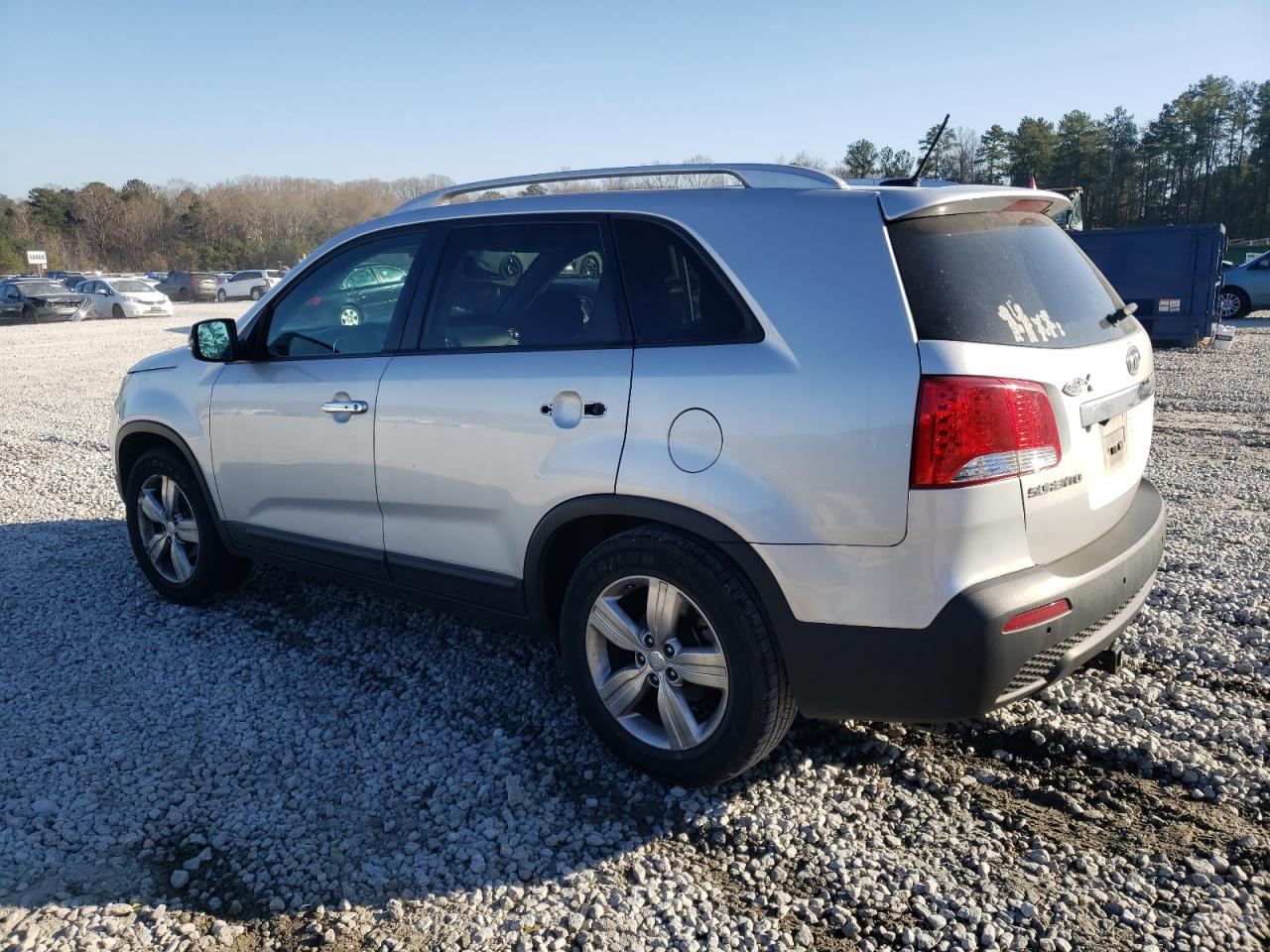 2013 KIA Sorento VIN 5XYKU4A23DG376762 Copart auction photo, front end damage thumbnail 2