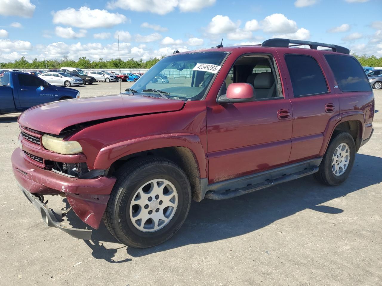 2005 Chevrolet Tahoe VIN 1GNEK13T15R124591 - Copart auction photo