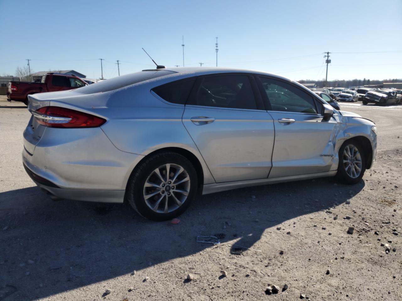 2017 Ford Fusion VIN 3FA6P0LU6HR396781 Copart auction photo, side damage thumbnail 3