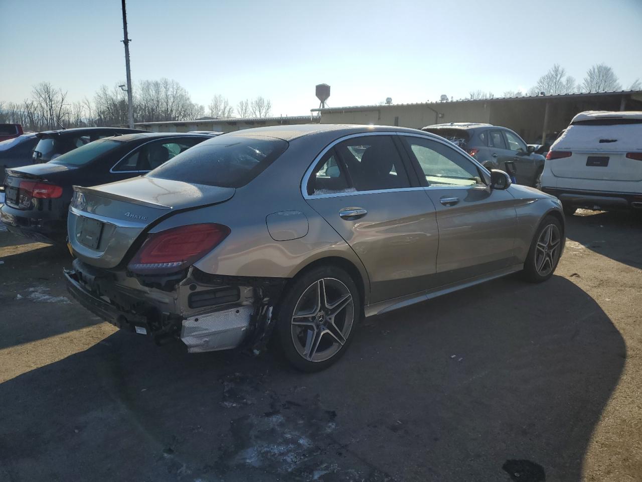 2020 Mercedes-Benz C-klasse VIN W1KWF8EB8LR572232 Copart auction photo, rear end / minor dent/scratches damage thumbnail 3