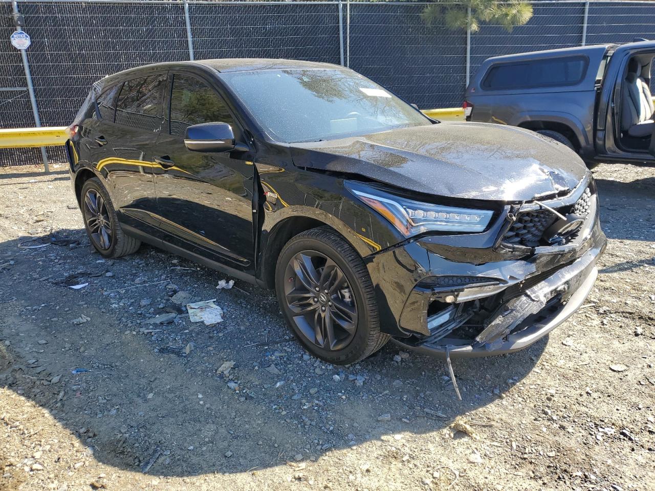 2021 Acura RDX VIN 5J8TC2H69ML031231 Copart auction photo, front end / rear end damage thumbnail 4