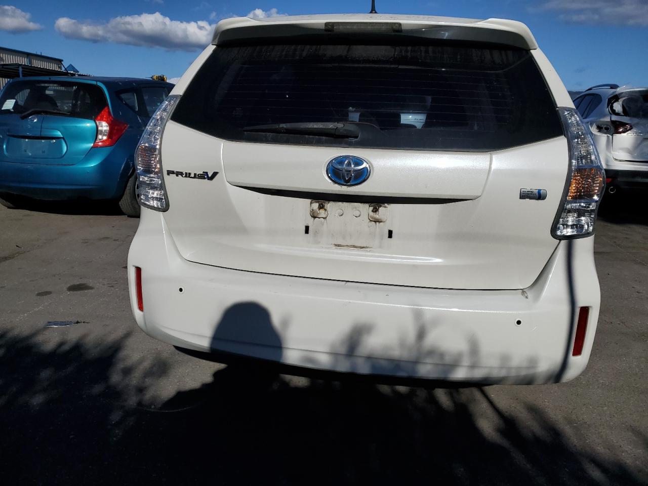 2012 Toyota Prius VIN JTDZN3EU1C3159554 Copart auction photo, side damage thumbnail 6