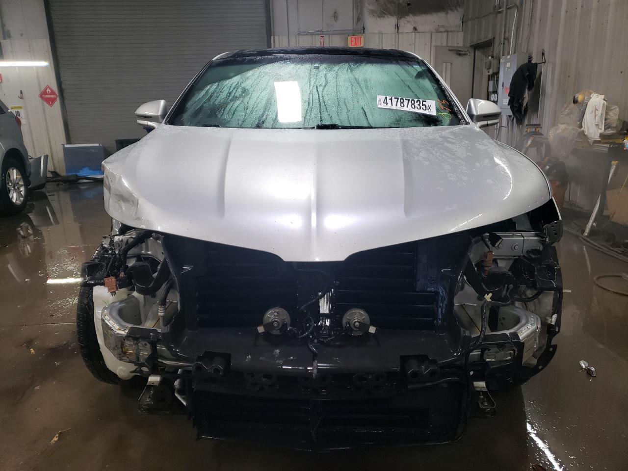 2017 Lincoln MKX VIN 2LMPJ6LR5HBL26332 Copart auction photo, front end / side damage thumbnail 5