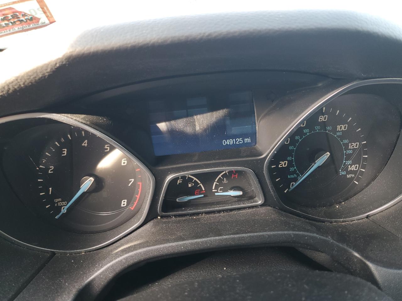 2014 Ford Focus VIN 1FADP3F24EL267807 Copart auction photo, side / rear end damage thumbnail 9