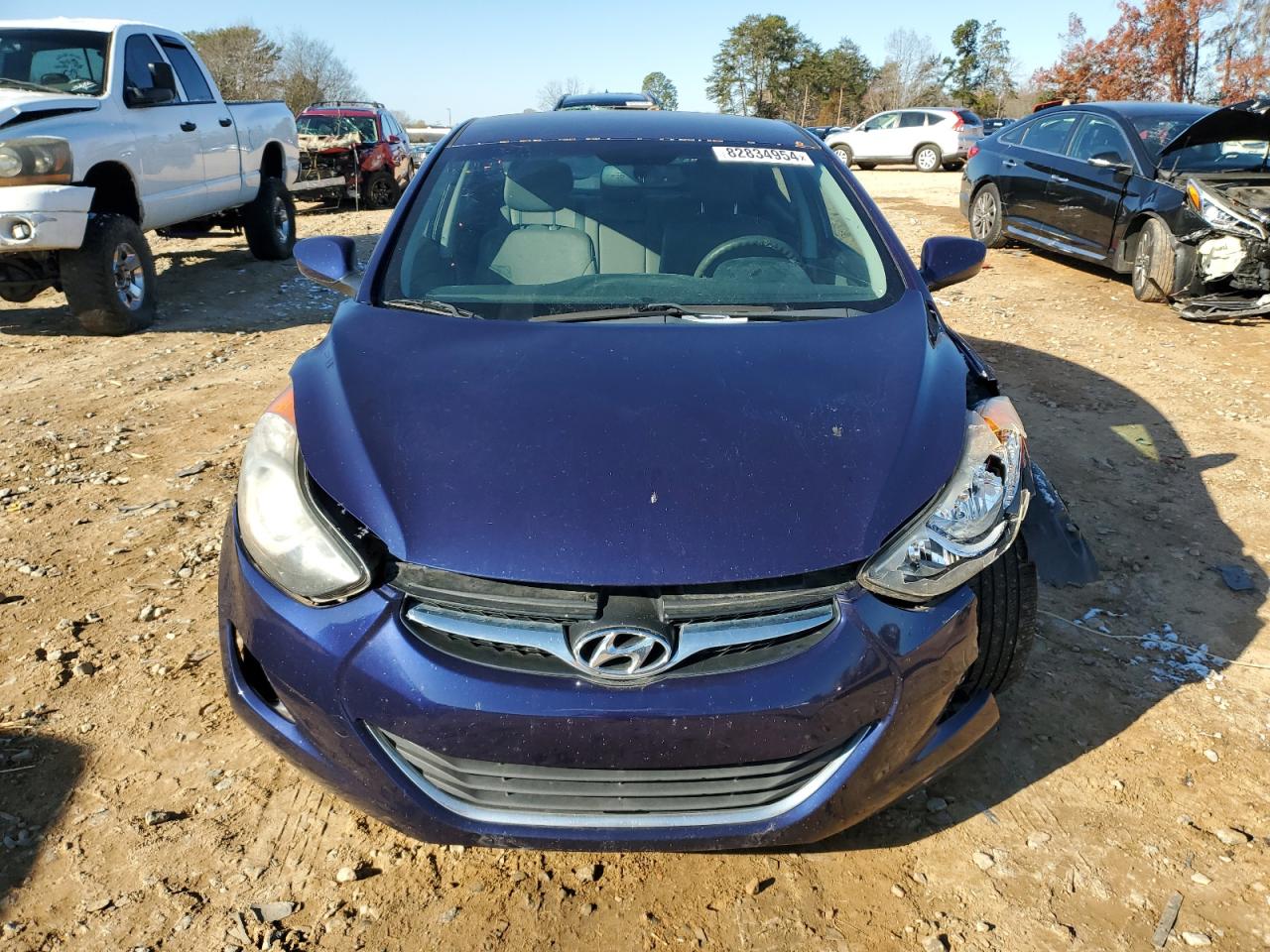 2012 Hyundai Elantra VIN 5NPDH4AE7CH062885 Copart auction photo, front end damage thumbnail 5