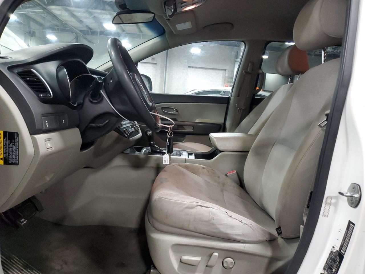 2016 KIA Sedona VIN KNDMB5C10G6087290 Copart auction photo, front end / side damage thumbnail 7