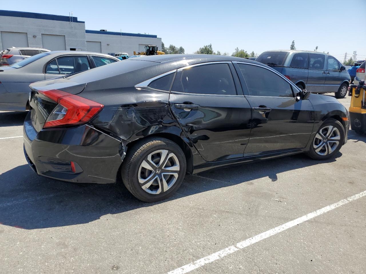 2017 Honda Civic VIN 2HGFC2F57HH549607 Copart auction photo, all over / undercarriage damage thumbnail 3