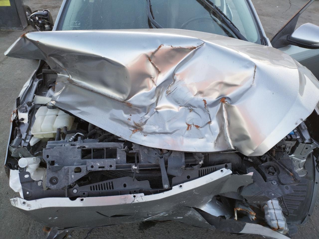 2010 Mazda 3 VIN JM1BL1H50A1160896 Copart auction photo, front end damage thumbnail 11