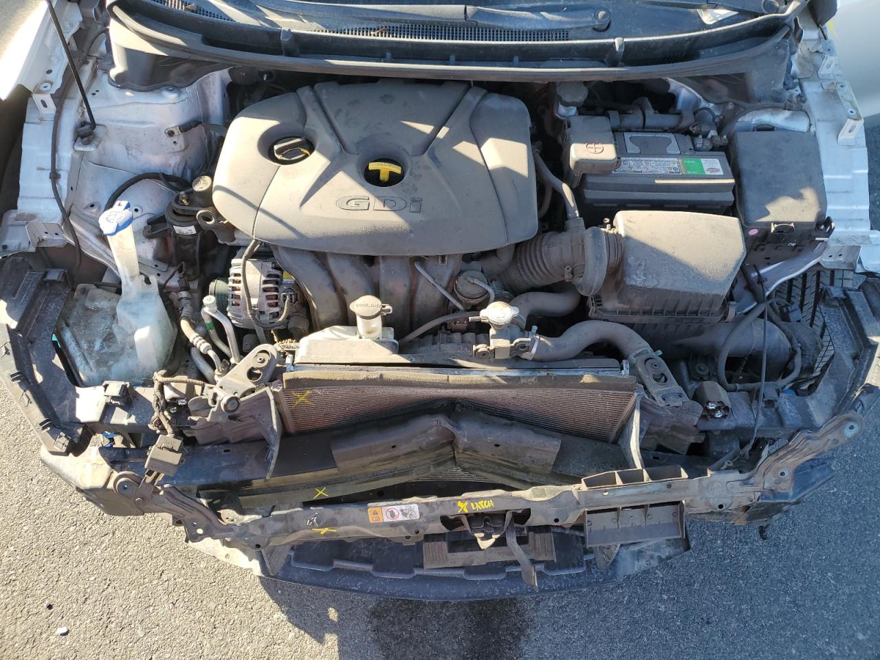 2016 Hyundai Elantra VIN KMHD35LHXGU281326 Copart auction photo, front end damage thumbnail 11