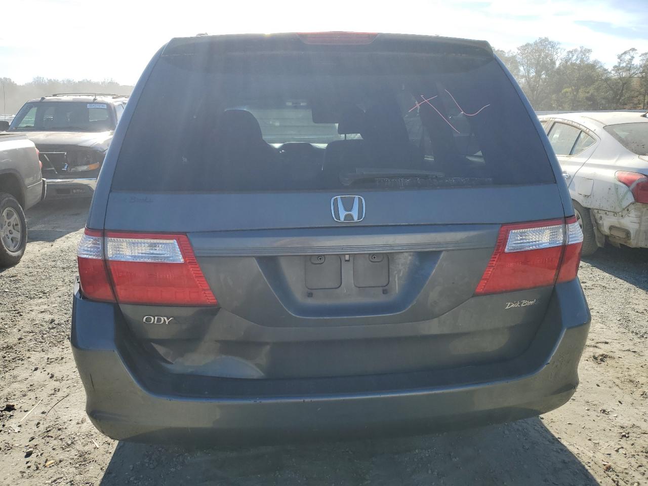 2007 Honda Odyssey VIN 5FNRL38477B142512 Copart auction photo, front end damage thumbnail 6