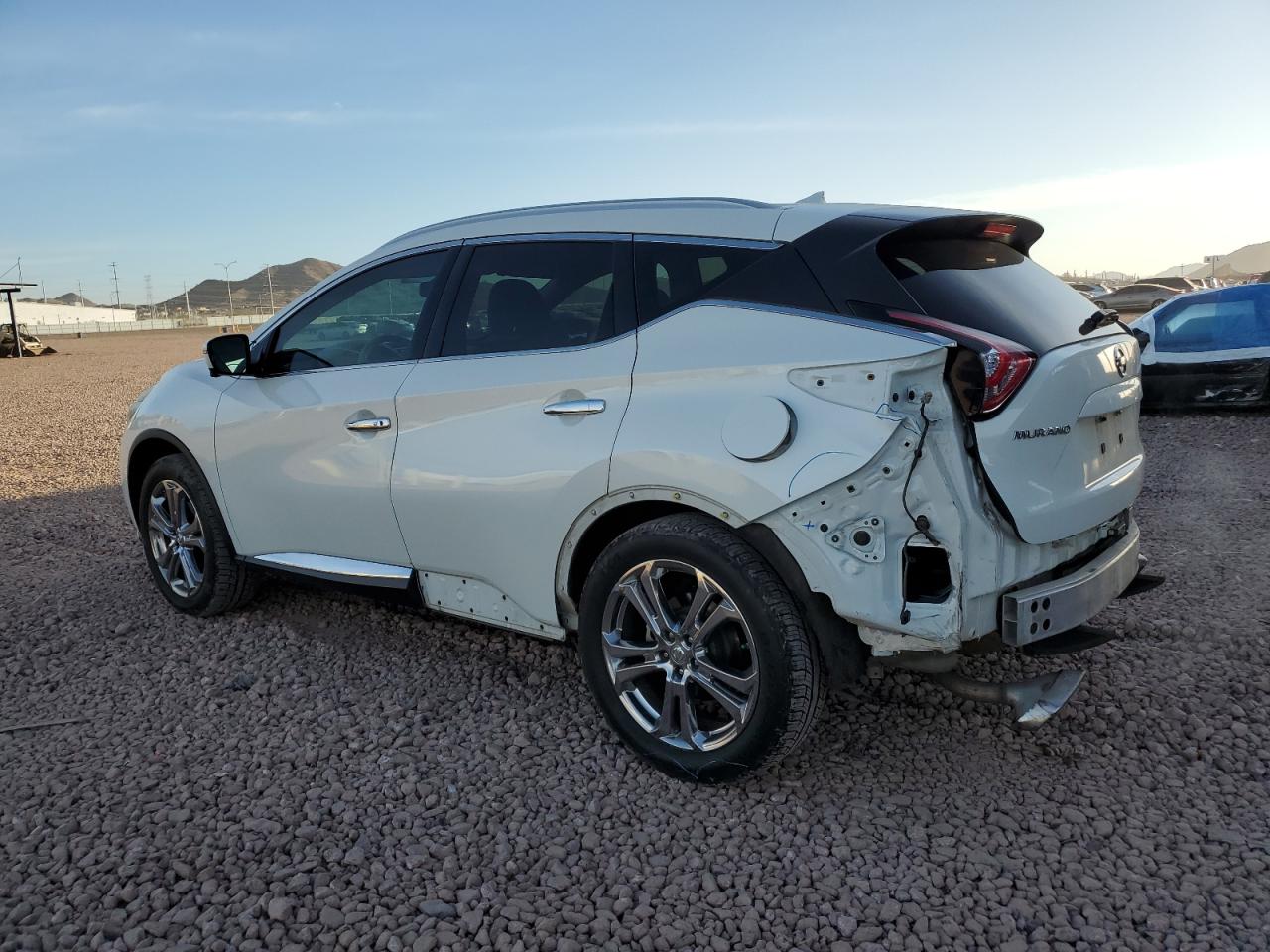 2016 Nissan Murano VIN 5N1AZ2MH7GN136222 Copart auction photo, rear end / side damage thumbnail 2