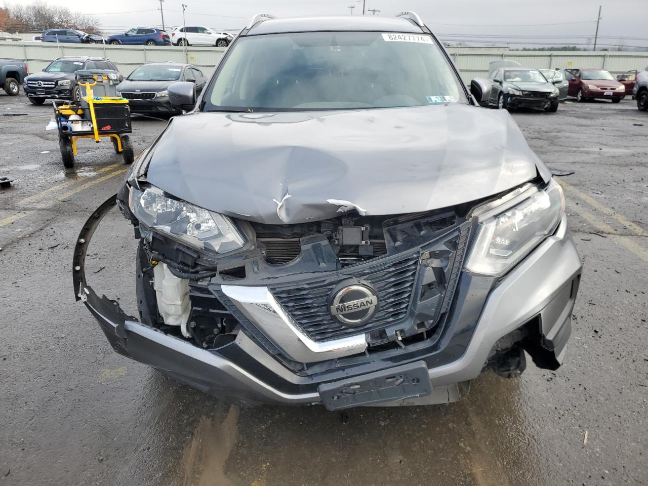 2018 Nissan Rogue VIN KNMAT2MV9JP611974 Copart auction photo, front end / rear end damage thumbnail 5
