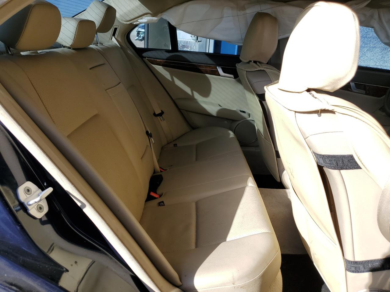 2013 Mercedes-Benz C-klasse VIN WDDGF4HB3DR293877 Copart auction photo, side damage thumbnail 10