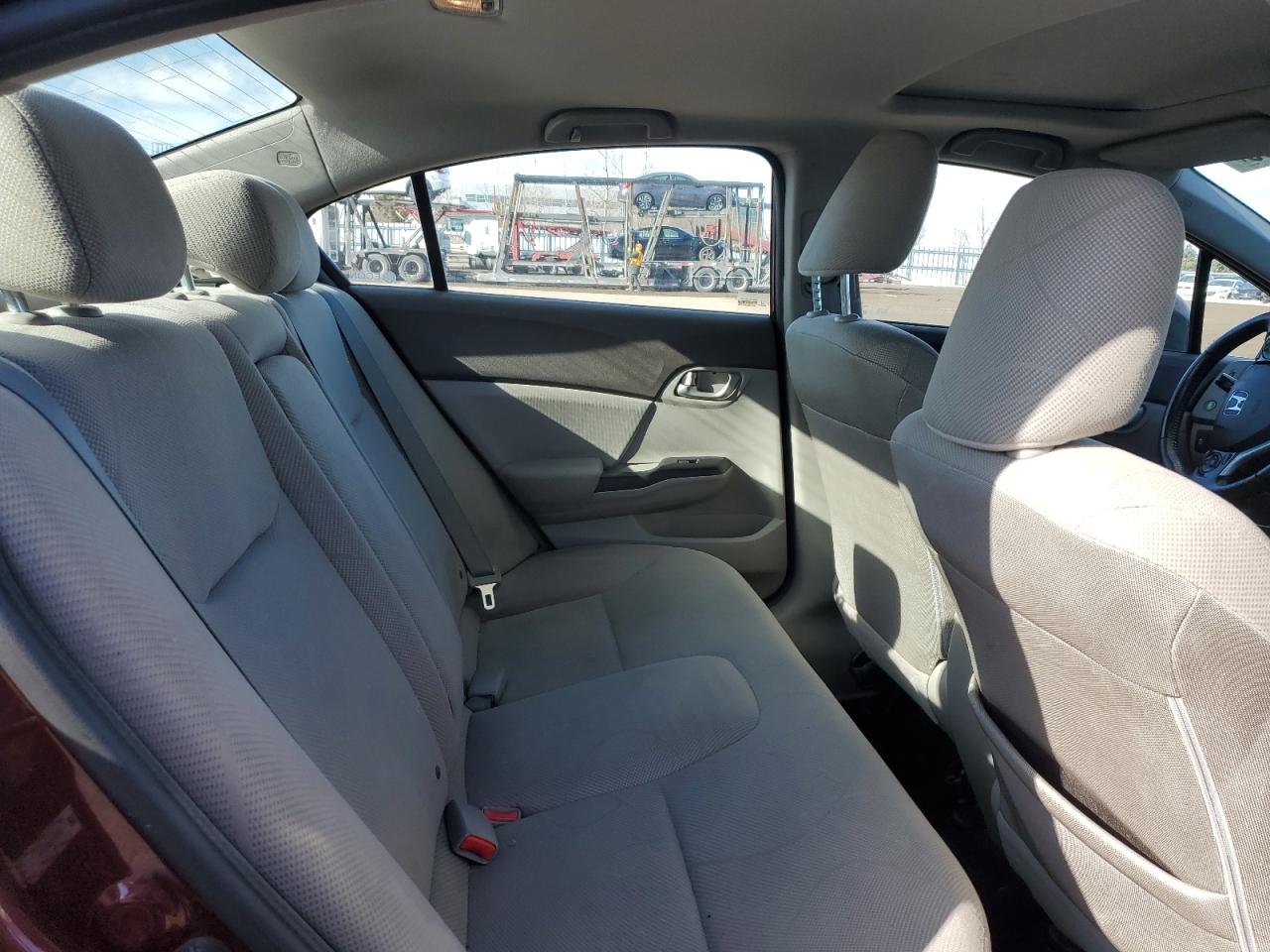 2012 Honda Civic VIN 2HGFB2F52CH052332 Copart auction photo, side / undercarriage damage thumbnail 10