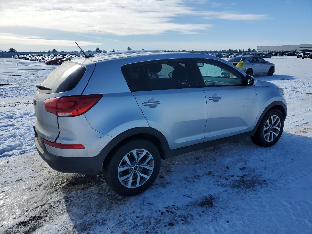 2014 KIA Sportage VIN KNDPB3AC9E7588546 Copart auction photo, rear end damage thumbnail 3