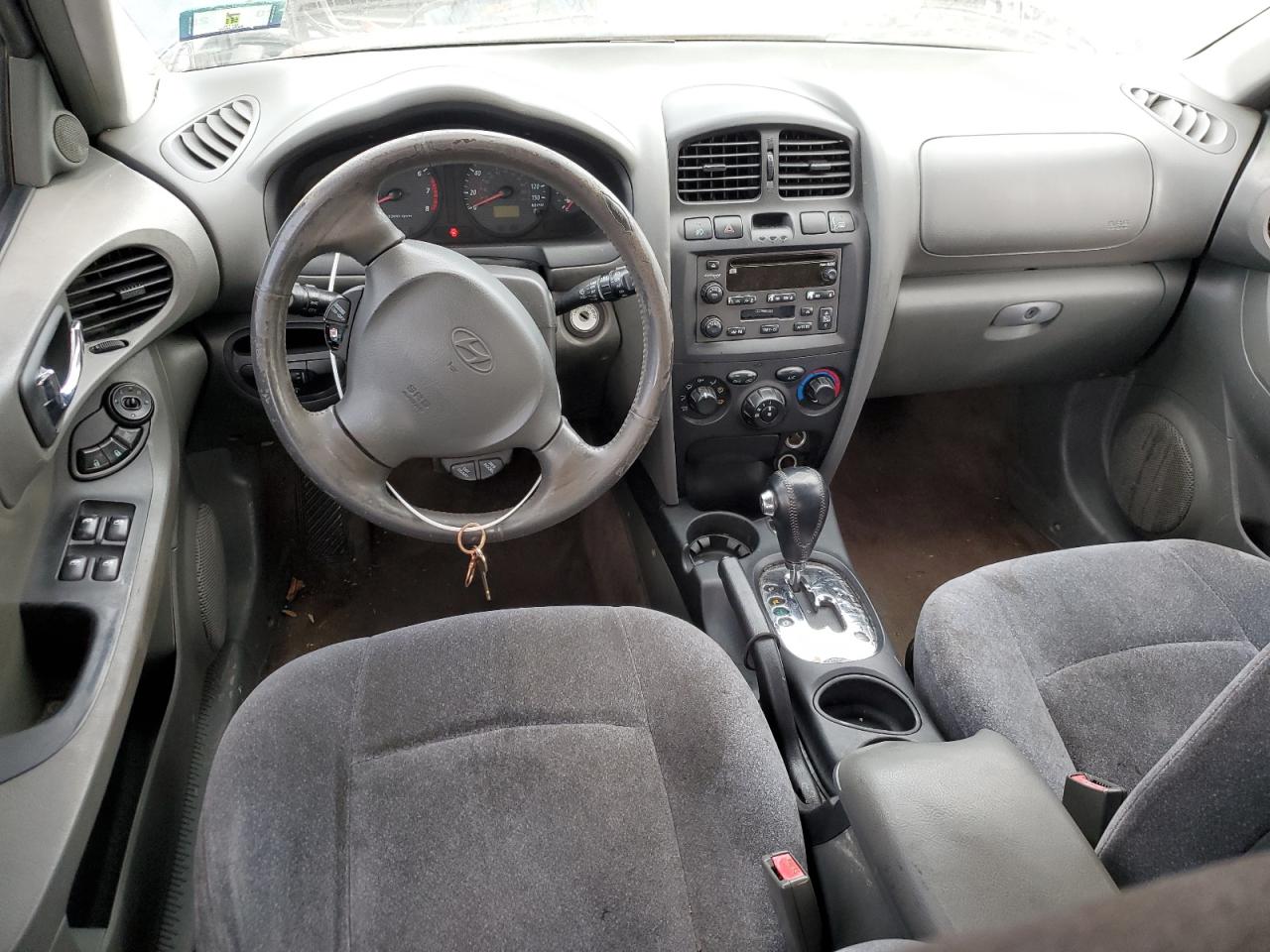 2004 Hyundai Santa Fe VIN KM8SC73DX4U816487 Copart auction photo, rear end / side damage thumbnail 8
