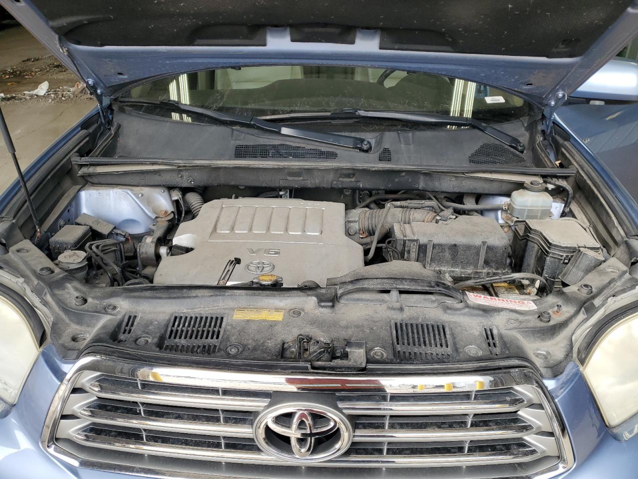 2008 Toyota Highlander VIN JTEES42A082014893 Copart auction photo, side damage thumbnail 12