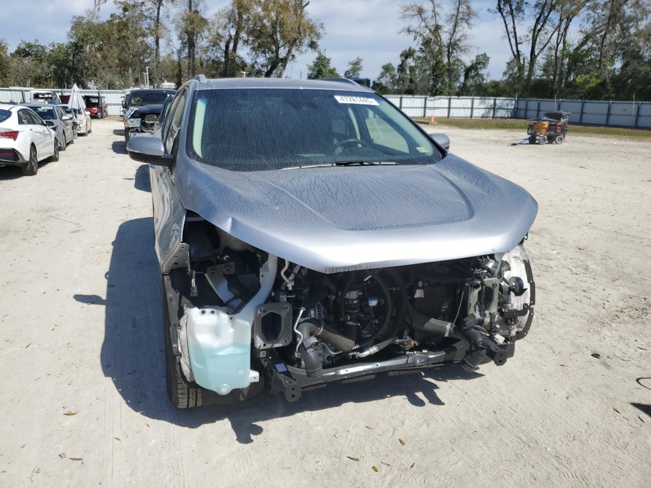 2020 Ford Edge VIN 2FMPK3J96LBB31939 Copart auction photo, front end damage thumbnail 5