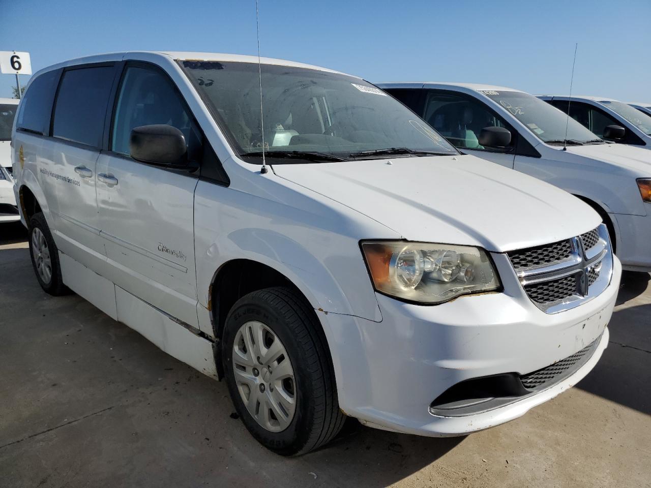 2017 Dodge Caravan VIN 2C4RDGBG1HR776508 Copart auction photo, side damage thumbnail 4